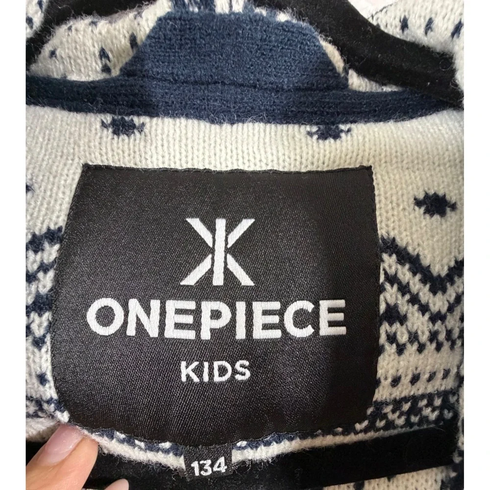 Onepiece Holidays Are Coming KIDS Navy Size EU 134=US 8-9 Onesie Winter Jumpsuit